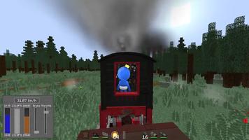 Choo Choo Charles in Minecraft poster