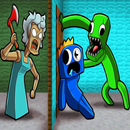 Rainbow Friend at GRANNY HOUSE APK