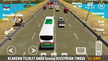 Telolet Bus Driving 3D syot layar 2