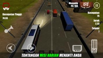 Telolet Bus Driving 3D syot layar 3