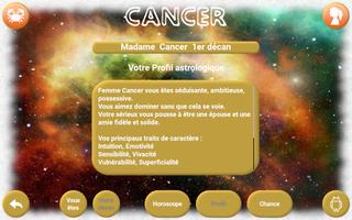 Horoscope Cancer تصوير الشاشة 2