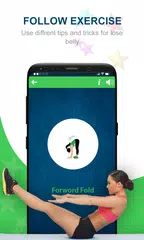 減肥腹部脂肪家庭鍛煉減肥運動 失去腹部的技巧和竅門的女性 APK 下載