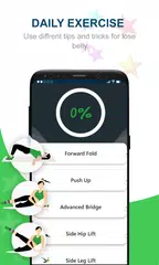 減肥腹部脂肪家庭鍛煉減肥運動 失去腹部的技巧和竅門的女性 APK 下載