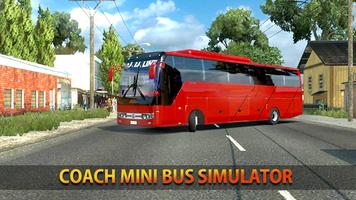 Coach Mini Bus Car Simulator 2 पोस्टर