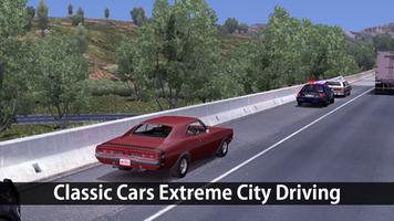 پوستر Classic Cars Extreme Driving