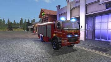 Ultra Fire Truck Car Simulator скриншот 1