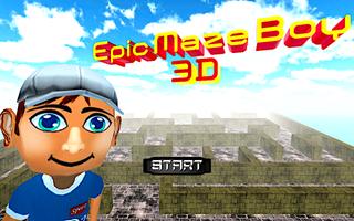 Epic Maze Boy 3D Affiche