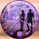 Fond d'écran horloge amour APK