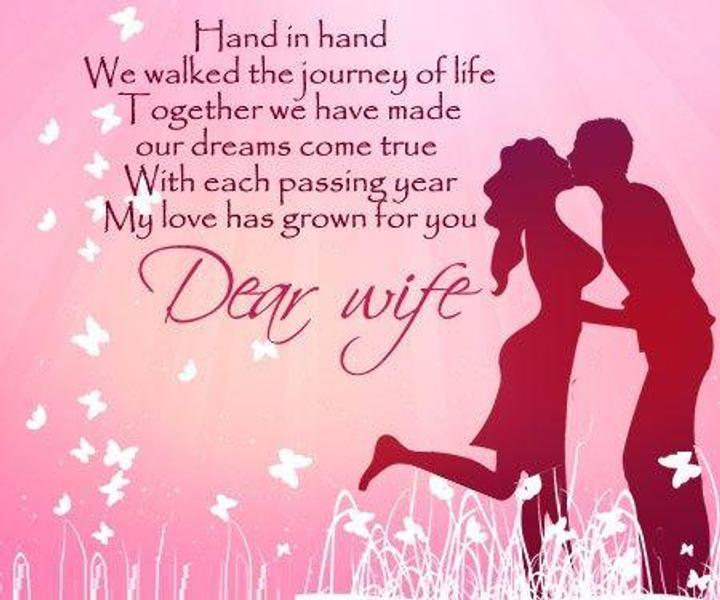 Having a life together. Happy Birthday for my Love. Happy Birthday my Dear wife. Happy Birthday beloved. Happy bday wife Card.