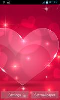 Love Hearts Live Wallpaper 스크린샷 3
