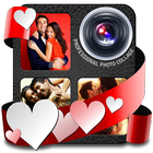 照片拼貼編輯器高級照片編輯器照片拼貼 愛照片拼貼畫 浪漫的照片編輯器結婚相架 圖標