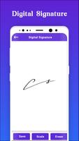 Digital signature الملصق