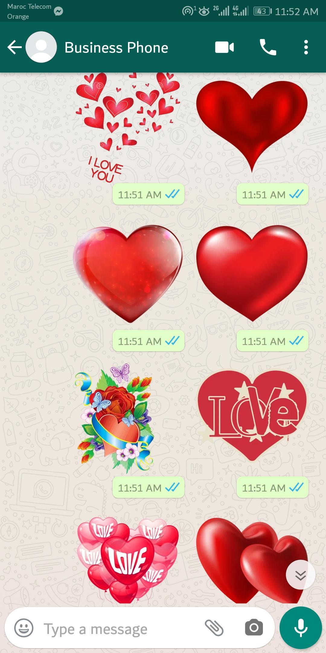 ملصقات واتس اب حب وغرام عربي Wastickerapps Love For Android Apk Download