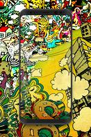 Doodle Art Wallpaper اسکرین شاٹ 1
