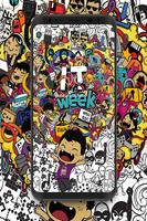 Doodle Art Wallpaper اسکرین شاٹ 2