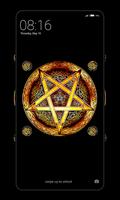 Pentagram Wallpaper Affiche