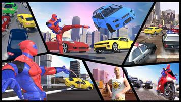 San Andreas Rope Hero: Superhero Games Affiche