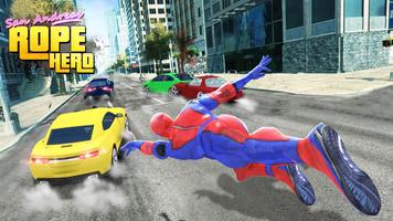 San Andreas Rope Hero: Superhero Games capture d'écran 2