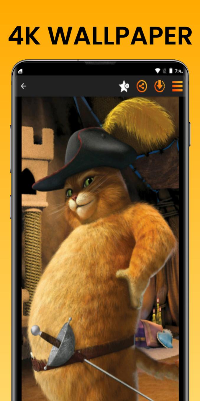 Tải xuống APK Puss In Boots 2 Wallpaper cho Android Tải xuống APK Puss In Boots 2 Wallpaper cho Android