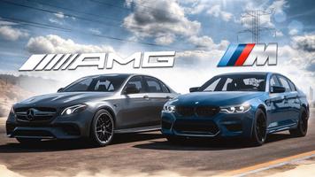 BMW F90 vs CLS 63 Poster