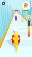 Pizza Run 3D -want like a chef captura de pantalla 1
