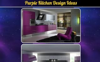 Purple Kitchen Design Ideas الملصق