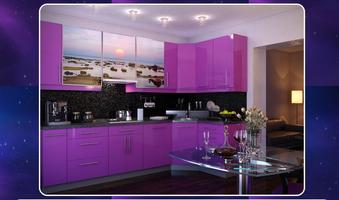 Purple Kitchen Design Ideas تصوير الشاشة 1