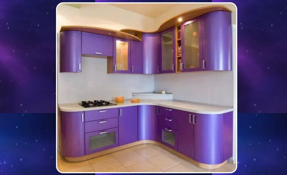 Purple kitchen decorating ideas