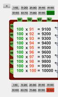 Multiplication table to 100 screenshot 3
