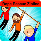 ROPE RESCUE ZIPLINE – UNIQUE PUZZLE GAME 아이콘