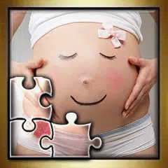pregnant woman belly Jigsaw Pu