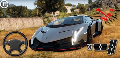 Veneno Roadster Supercar Simul capture d'écran 2