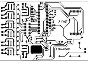 Schéma de circuit imprimé capture d'écran 1