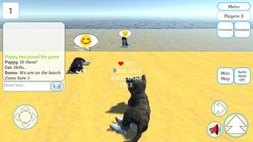 Cute Cat And Puppy World الملصق