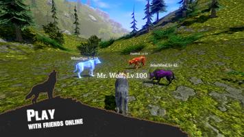 Wolf Simulator - Animal Games captura de pantalla 2