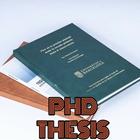 PHD thesis writing simgesi