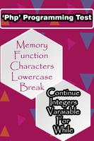 PHP Programming Test poster