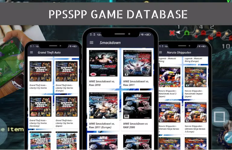 All Game PSP File iso Database APK for Android Download