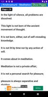 Meditation by J.Krishnamurti screenshot 2