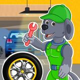 子犬: カーサービス アイコン