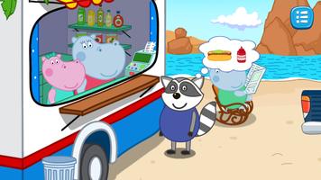 Kafe Hippo Yemek pişirme oyunu Ekran Görüntüsü 2