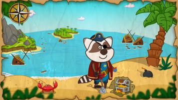 Jogos de pirata para crianças Cartaz