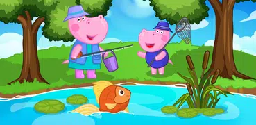 Fishing Hippo: Catch fish