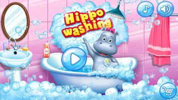 Pets care: Bath time پوسٹر