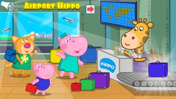 Hippo: Airport adventure poster