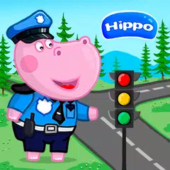 Policeman Hippo: Road traffic APK download