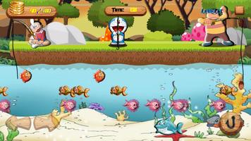Cat Mon Fishing and Run تصوير الشاشة 1