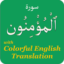 Colorful Surah Mominoon with E APK