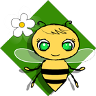 Bee And Flowers 아이콘