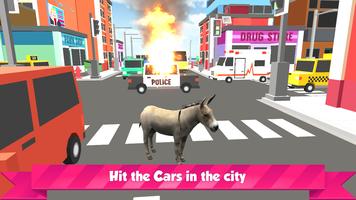 Donkey City Rampage Simulator Affiche